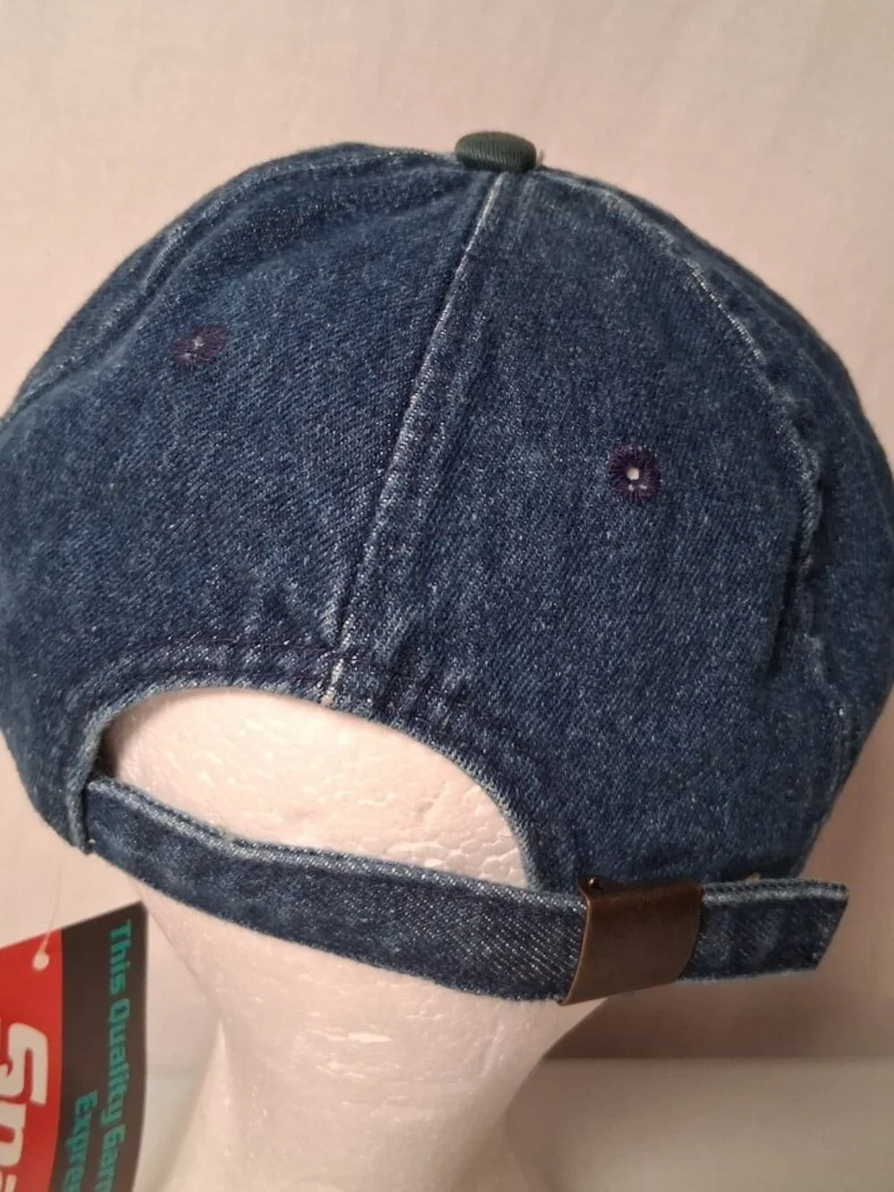 Vintage 1990s Snap On Tools Cap Hat Swingster Denim Strap Back Tool Mechanic NEW